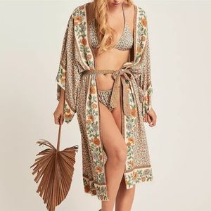 Boho Floral Kimono